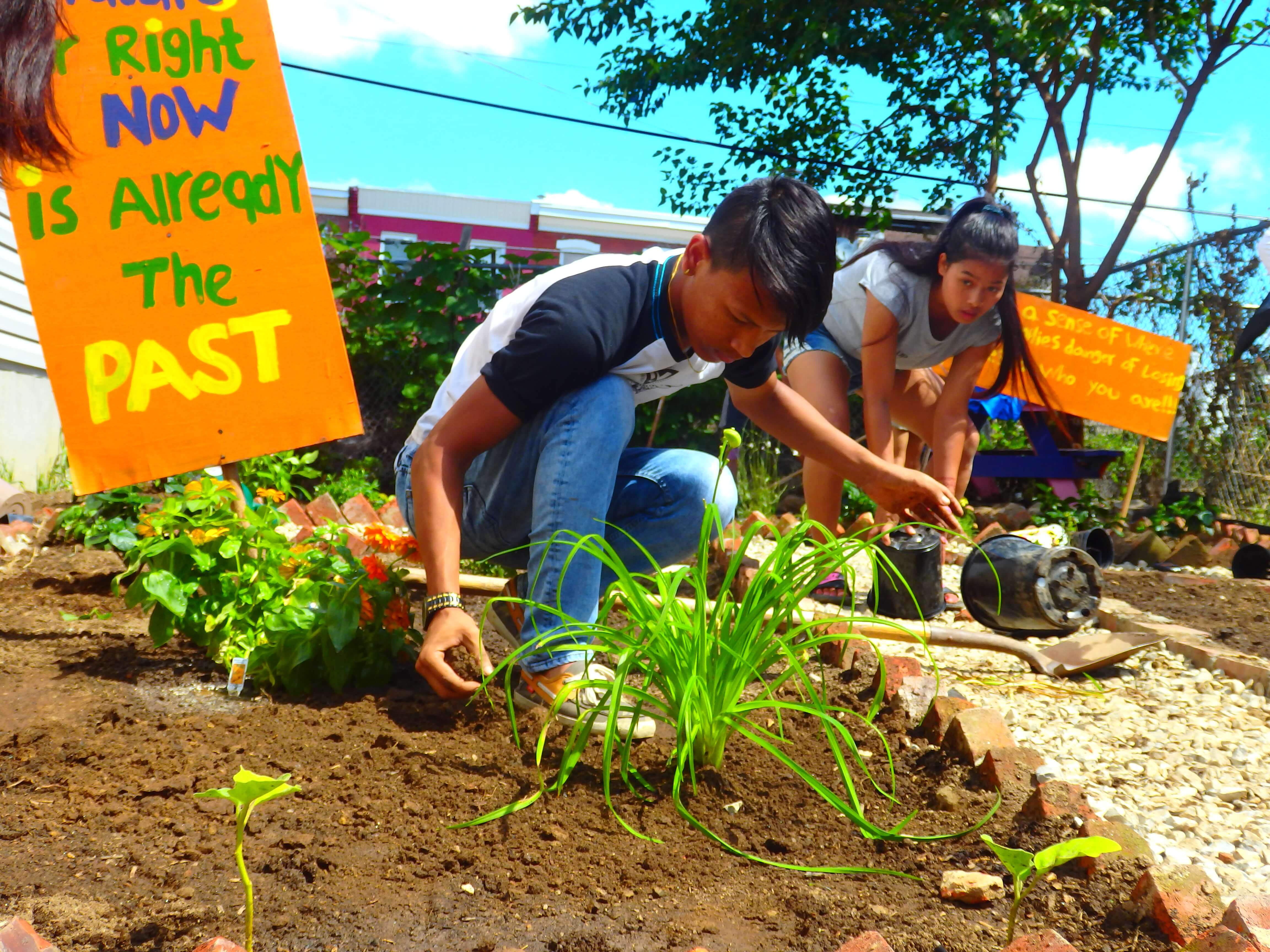 Kids farming